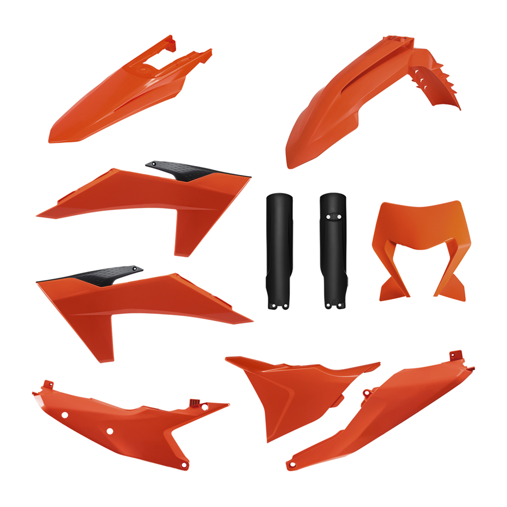 BOX KIT ENDURO INC FORK GUARDS & HEADLIGHT MASK KTM EXC/EXC-F 24-25 OEM